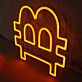 Stylized B Currency Symbol LED Neon Sign