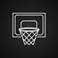 Basketball Basket LED Neon Sign