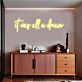 'It was all a dream3' neon sign