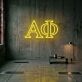 Alpha Phi Outlined Serif LED Neon Sign