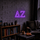 Delta Zeta Outlined LED Neon Sign