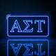 Alpha Sigma Tau Framed Outline LED Neon Sign