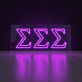 Sigma Sigma Sigma Outlined LED Neon Sign