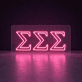 Sigma Sigma Sigma Outlined LED Neon Sign