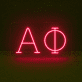 Alpha Phi Single-Line LED Neon Sign