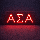 Alpha Sigma Alpha Single-Line LED Neon Sign