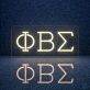 Phi Beta Sigma Single-Line LED Neon Sign