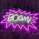 BOOM! Comic Burst LED Neon Sign