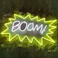 BOOM! Comic Burst LED Neon Sign
