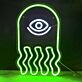 One-Eyed Jellyfish LED Neon Sign