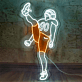 American Football Player No. 90 LED Neon Sign
