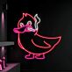 Smoking Duck LED Neon Sign