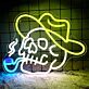 Cool Smoking Skull LED Neon Sign