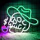 Cool Smoking Skull LED Neon Sign