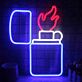 Flaming Lighter LED Neon Sign