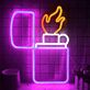 Flaming Lighter LED Neon Sign