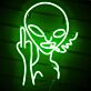 Provocative Smoking Alien LED Neon Sign