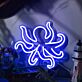 Octopus Outline LED Neon Sign