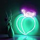 Juicy Peach LED Neon Sign