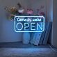 Customize Come In, We're Open Led Neon Sign Inviting and Welcoming Glow