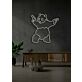 Panda Holding Two Pistols LED Neon Sign