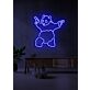 Panda Holding Two Pistols LED Neon Sign