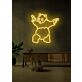Panda Holding Two Pistols LED Neon Sign