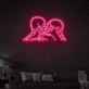 Embrace Each Other Warm Neon for Romantic Settings