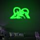 Kissing Skeleton Couple LED Neon Sign