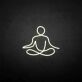 Seated Meditation Figure LED Neon Sign