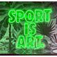 Sport Is Art LED Neon Sign