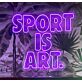 Sport Is Art LED Neon Sign