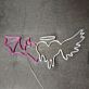 Angel and Devil Heart LED Neon Sign