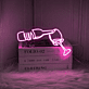 'Wine and bottle' neon sign
