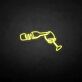 Pouring Wine Bottle and Glass LED Neon Sign