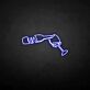 Pouring Wine Bottle and Glass LED Neon Sign