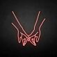 Pinky Promise Hands LED Neon Sign