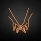Pinky Promise Hands LED Neon Sign