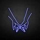 Pinky Promise Hands LED Neon Sign