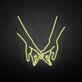 Pinky Promise Hands LED Neon Sign