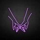 Pinky Promise Hands LED Neon Sign