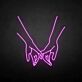 Pinky Promise Hands LED Neon Sign