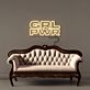 GRL PWR Block Letter LED Neon Sign