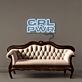 GRL PWR Block Letter LED Neon Sign
