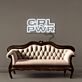 GRL PWR Block Letter LED Neon Sign