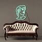 Classical Male Bust Outline LED Neon Sign