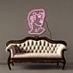 Classical Male Bust Outline LED Neon Sign