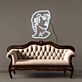 Classical Male Bust Outline LED Neon Sign