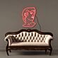 Classical Male Bust Outline LED Neon Sign