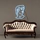 Classical Male Bust Outline LED Neon Sign